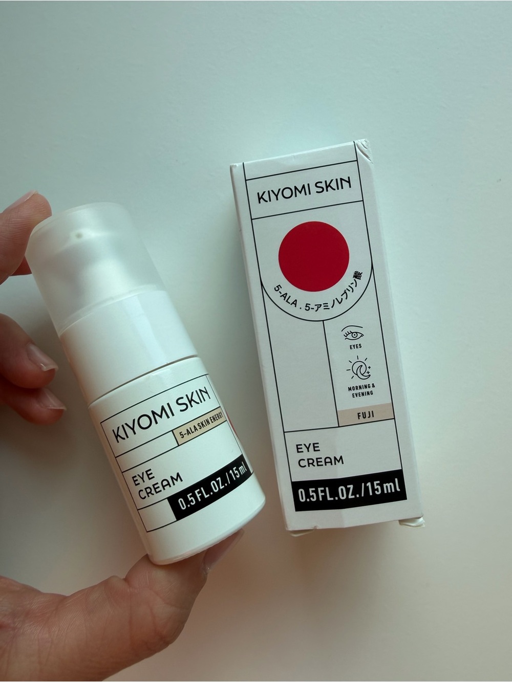 Kiyomi Skin Eye Cream with 5-ALA, Ceramides & Peptides for Dark Circles
